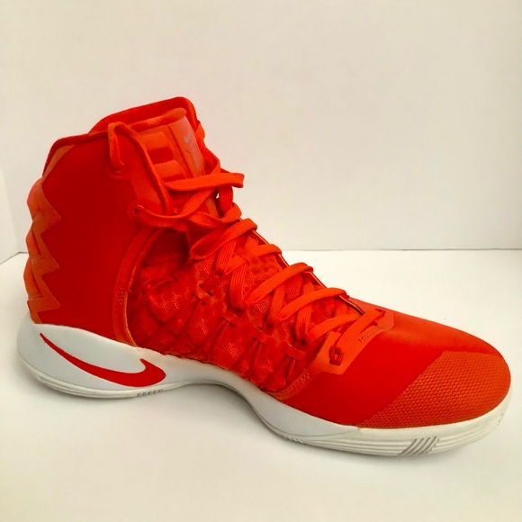 Nike - Hyperdunk 2016 TB Team Orange/Team Orange-White High-Top Sneakers - 11.5 - Picture 13 of 16